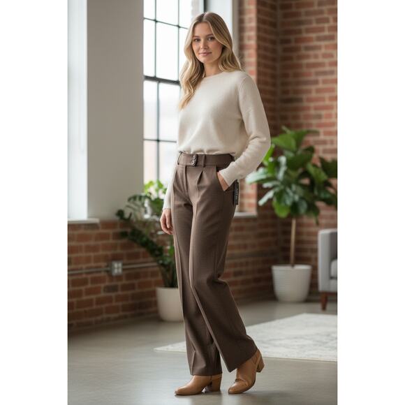 APT 9 Maxwell Brown Modern Fit Dress Pants NWT Size 8 - Picture 9 of 9